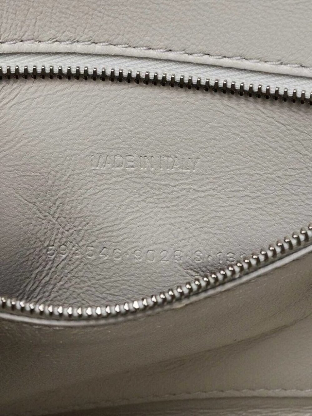 Balenciaga Dark White Leather Hourglass Small Top Handle Bag - Picture 8 of 10